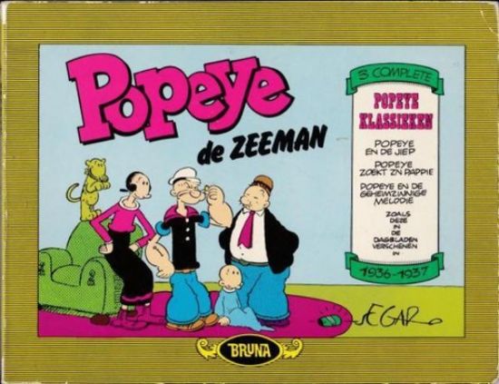 Afbeelding van Popeye - 3 complete klassieken 1936-1937 (BRUNA, zachte kaft)