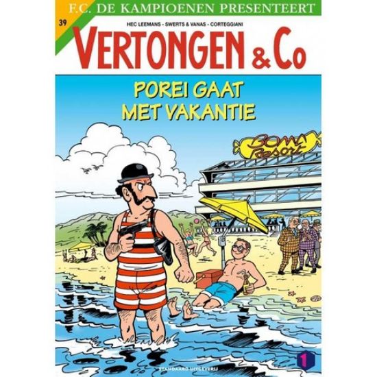 Afbeelding van Vertongen & co #39 - Porei gaat met vakantie (STANDAARD, zachte kaft)