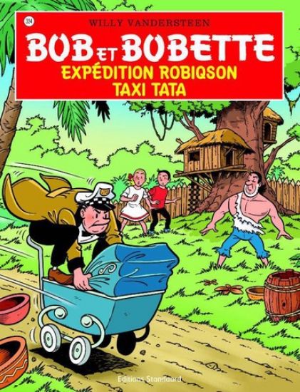 Afbeelding van Bob bobette #334 - Expedition robiqson taxi tata (STANDAARD, zachte kaft)