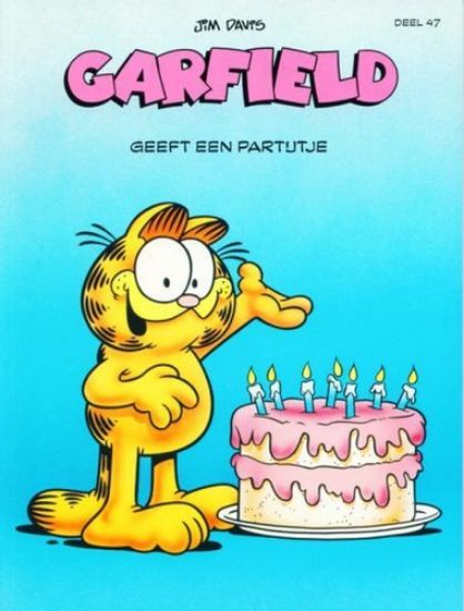 Afbeelding van Garfield #47 - Geeft partijtje - Tweedehands (LOEB, zachte kaft)