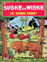 Afbeeldingen van Suske en wiske #105 - Koning drinkt nieuwe cover (STANDAARD, zachte kaft)