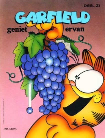 Afbeelding van Garfield #21 - Geniet ervan - Tweedehands (LOEB, zachte kaft)