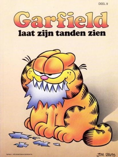 Afbeelding van Garfield #9 - Laat zijn tanden zien - Tweedehands (LOEB, zachte kaft)