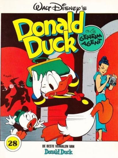 Afbeelding van Donald duck #28 - Als geheim agent - Tweedehands (OBERON, zachte kaft)