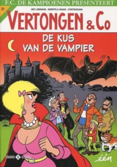 Afbeelding van Vertongen & co #21 - Kus van vampier (STANDAARD, zachte kaft)
