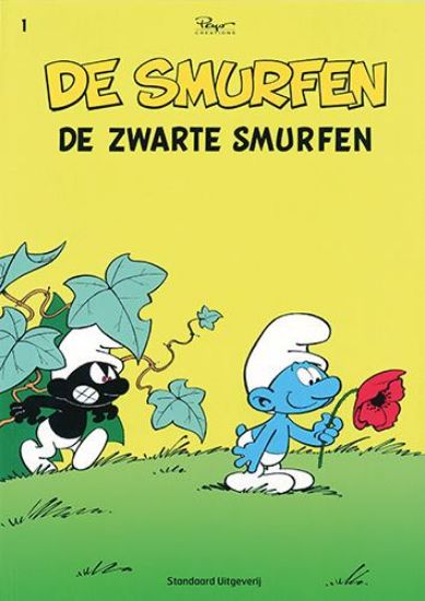 Afbeelding van Smurfen #1 - Zwarte smurfen - Tweedehands (STANDAARD, zachte kaft)