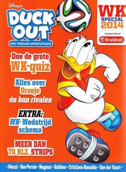 Afbeelding van Donald duck - Douck out wk special 2014 - Tweedehands (DISNEY, zachte kaft)