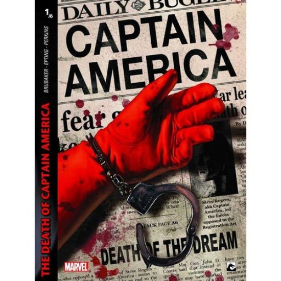 Afbeelding van Captain america #1 - Death of captain america 1/6 (DARK DRAGON BOOKS, zachte kaft)