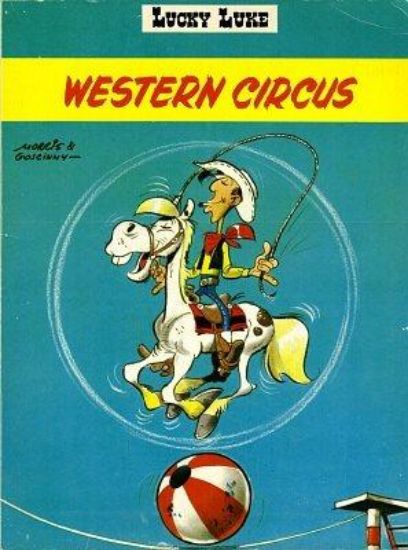Afbeelding van Lucky luke #5 - Western circus - Tweedehands (DARGAUD, zachte kaft)