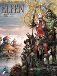 Afbeeldingen van Elfen #29 - Lea'saa de rode elf (DARK DRAGON BOOKS, zachte kaft)