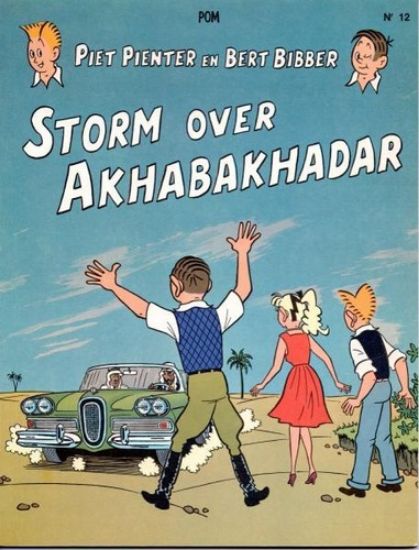 Afbeelding van piet pienter en bert bibber #12 - Storm over akhabakhadar - Tweedehands (DE VLIJT, zachte kaft)