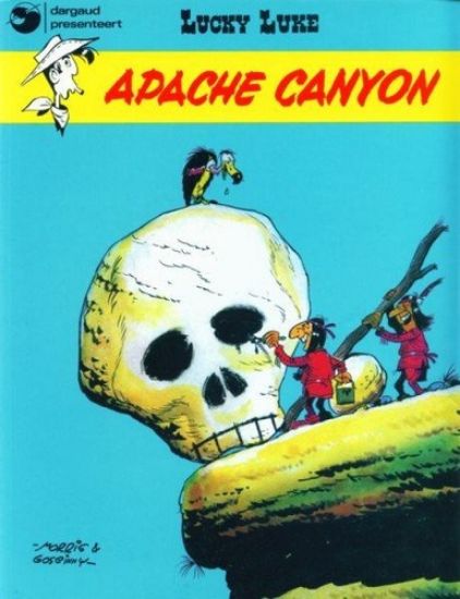 Afbeelding van Lucky luke #6 - Apache canyon - Tweedehands (DARGAUD, zachte kaft)