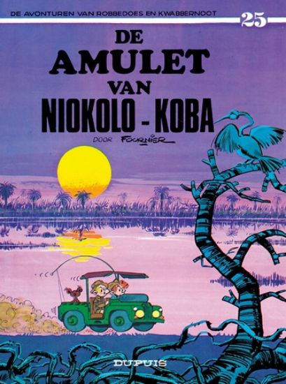 Afbeelding van Robbedoes #25 - Amulet van niokolo koba - Tweedehands (DUPUIS, zachte kaft)