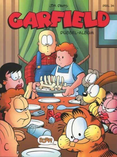 Afbeelding van Garfield dubbel-album #34 - Garfield dubbel album 034 (DE LEEUW, zachte kaft)