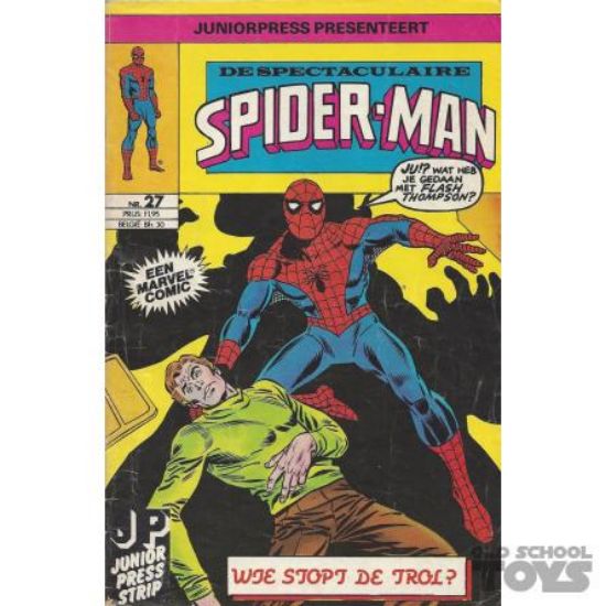 Afbeelding van Spectacular spiderman #27 - Wie stopt de trol - Tweedehands (JUNIOR PRESS, zachte kaft)
