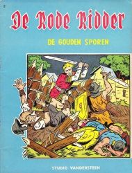 Afbeeldingen van Rode ridder #2 - Gouden sporen (nieuwsblad) - Tweedehands (STANDAARD, zachte kaft)