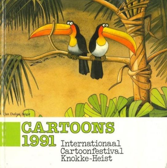 Afbeelding van Cartoonfestival knokke-heist - Cartoons 1991 - Tweedehands (DAVIDSFONDS, harde kaft)