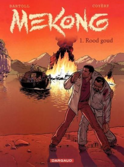 Afbeelding van Mekong #1 - Rood goud - Tweedehands (DARGAUD, zachte kaft)