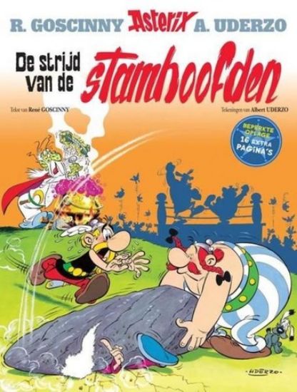 Afbeelding van Asterix nederlands #7 - Strijd van stamhoofden + extra paginas (HACHETTE, zachte kaft)