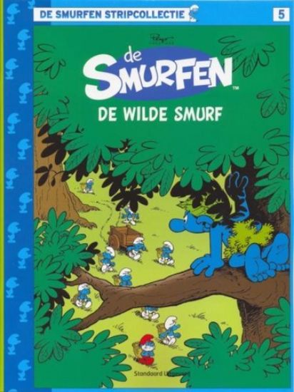 Afbeelding van Smurfen stripcollectie #5 - Wilde smurf - Tweedehands (STANDAARD, zachte kaft)