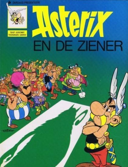 Afbeelding van Asterix #19 - Ziener (blauwe kaft) - Tweedehands (DARGAUD, zachte kaft)
