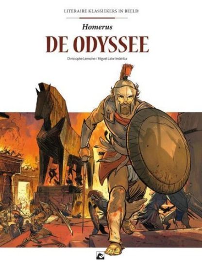 Afbeelding van Literaire klassiekers in beeld #3 - Odyssee (homerus) (DARK DRAGON BOOKS, zachte kaft)