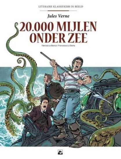 Afbeelding van Literaire klassiekers in beeld #4 - 20.000 mijlen onder zee (jules verne) (DARK DRAGON BOOKS, zachte kaft)