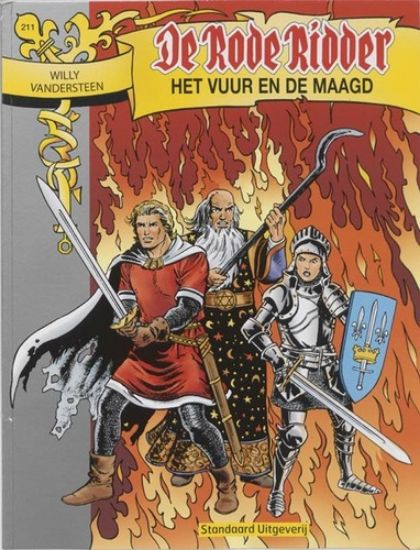 Afbeelding van Rode ridder #211 - Vuur en de maagd (STANDAARD, zachte kaft)