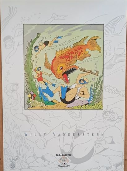 Afbeelding van Suske en wiske bronzen sleutel 50x70