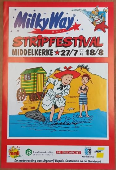 Afbeelding van Stripfestival middelkerke suske en wiske 40x60