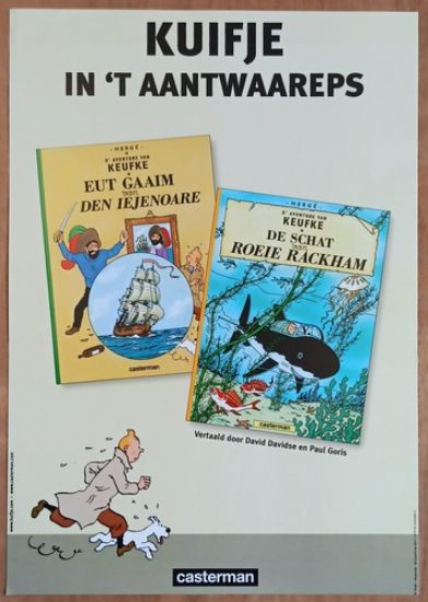 Afbeelding van Kuifje aantwaarps 30x40