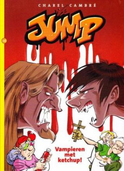 Afbeelding van Jump #10 - Vampieren met ketchup - Tweedehands (STRIP 2000, zachte kaft)