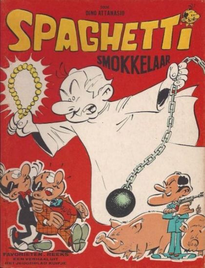 Afbeelding van Favorietenreeks 1e reeks #25 - Spaghetti smokkelaar - Tweedehands (HELMOND , zachte kaft)