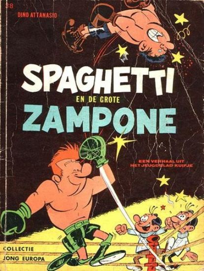 Afbeelding van Collectie jong europa #38 - Spaghetti en de grote zampone - Tweedehands (LOMBARD, zachte kaft)