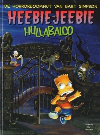 Afbeelding van Simpsons - Heebie jeebie hullabaloo - Tweedehands (STRIPUITGEVERIJ INFOTEX, zachte kaft)