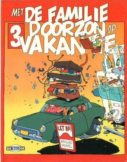 Afbeelding van Familie doorzon #3 - Met de familie doorzon op vakantie - Tweedehands (BIG BALLOON, zachte kaft)