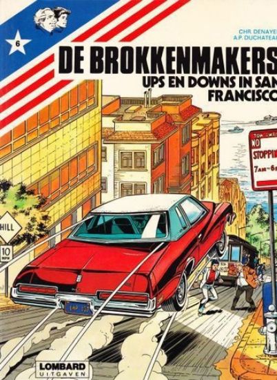 Afbeelding van Brokkenmakers #6 - Ups en downs in san francisco - Tweedehands (LOMBARD, zachte kaft)