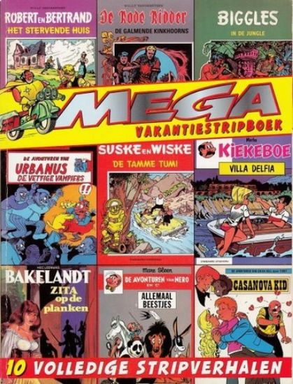Afbeelding van Mega - Mega vakantiestripboek 1997 - Tweedehands (STANDAARD, zachte kaft)