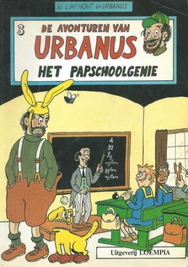 Afbeelding van Urbanus #3 - Papschoolgenie (kleur) - Tweedehands (LOEMPIA, zachte kaft)