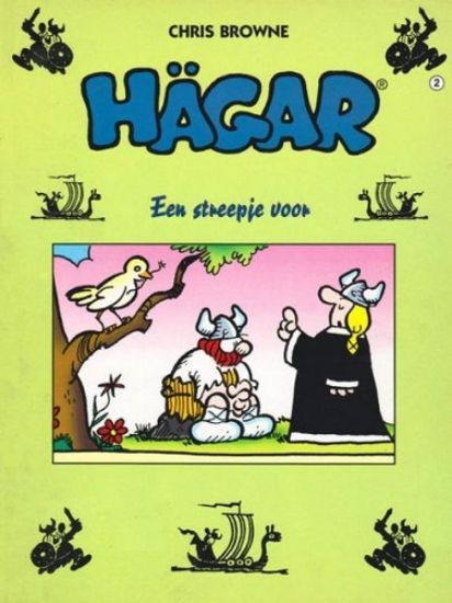 Afbeelding van Hagar #2 - Streepje voor (BOEMERANG, zachte kaft)