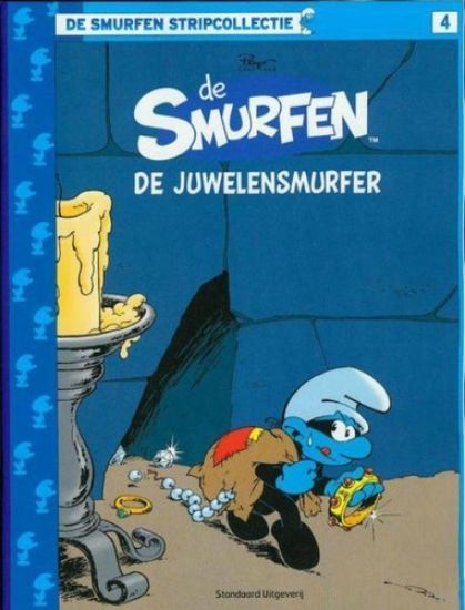 Afbeelding van Smurfen stripcollectie #4 - Juwelensmurfer(laatste nieuws) - Tweedehands (STANDAARD, zachte kaft)