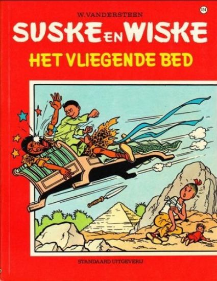 Afbeelding van Suske en wiske #124 - Vliegende bed - Tweedehands (STANDAARD, zachte kaft)