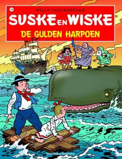 Afbeelding van Suske en wiske #236 - Gulden harpoen (nieuwe cover) - Tweedehands (STANDAARD, zachte kaft)