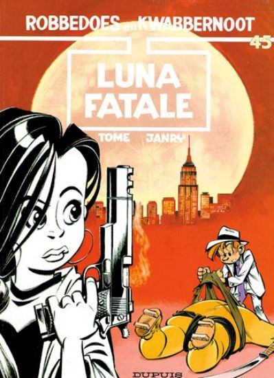 Afbeelding van Robbedoes #45 - Luna fatale - Tweedehands (DUPUIS, zachte kaft)