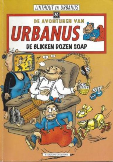 Afbeelding van Urbanus #80 - Blikken dozen soap - Tweedehands (STANDAARD, zachte kaft)