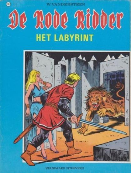 Afbeelding van Rode ridder #68 - Het labyrint - Tweedehands (STANDAARD, zachte kaft)
