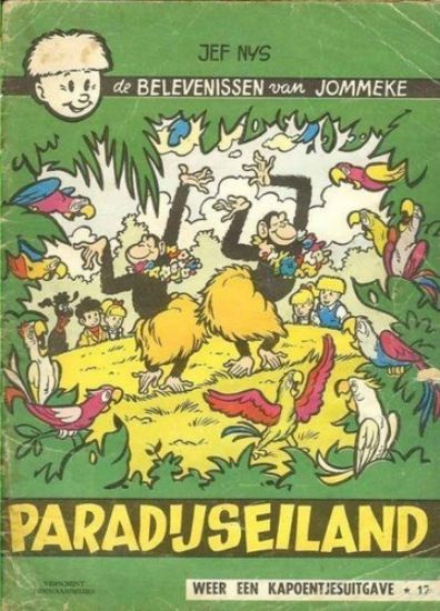 Afbeelding van Jommeke #12 - Paradijseiland - Tweedehands (HET VOLK, zachte kaft)