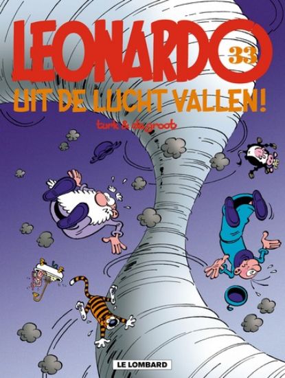 Afbeelding van Leonardo #33 - Uit de lucht vallen - Tweedehands (LOMBARD, zachte kaft)