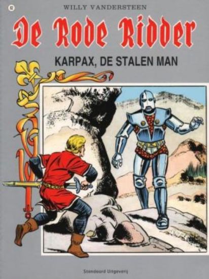 Afbeelding van Rode ridder #82 - Karpax de stalen man (STANDAARD, zachte kaft)