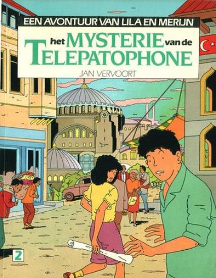 Afbeelding van Lila merijn #2 - Mysterie telepatophone - Tweedehands (OBERON, zachte kaft)
